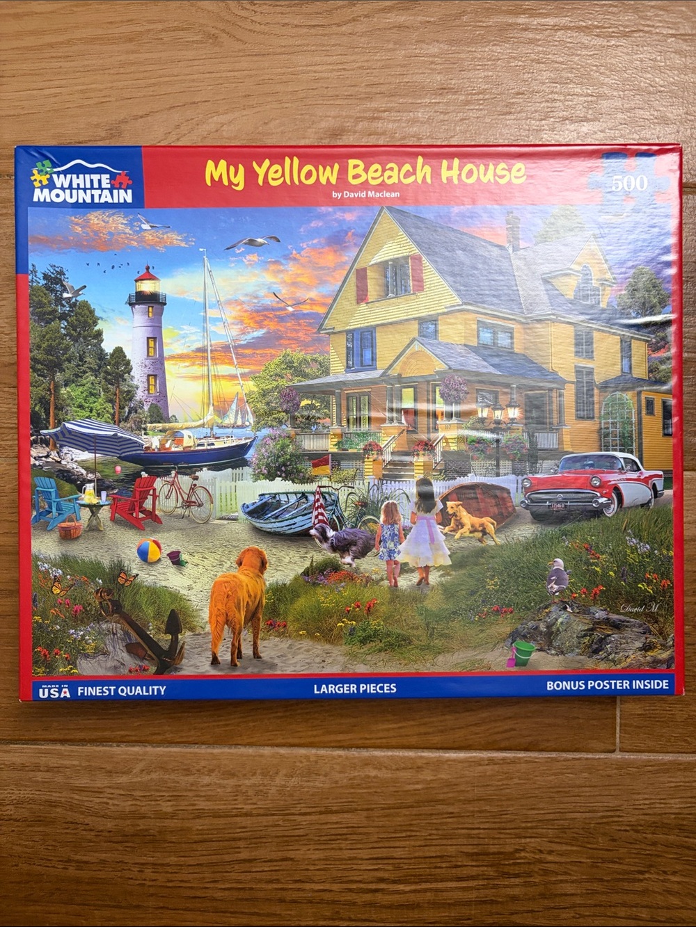White Mountain 500-Piece Puzzle 🧩 My Yellow Beach House